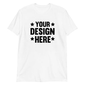 Custom Short-Sleeve Unisex T-Shirt/CLICK ON PERSONALIZE DESIGN TO PLACE YOUR OWN DESIGN
