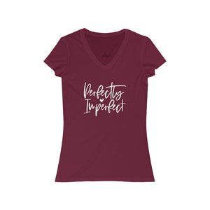 Perfectly Imperfect Jersey Short Sleeve V-Neck Tee