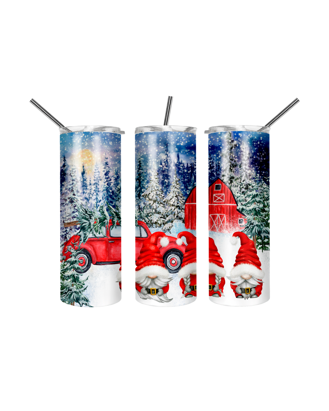 Christmas Gnome - Merry Christmas Holiday Tumbler with Lid, Christmas  Coffee Mug 20 oz Christmas Tree Santa Cup,Christmas Gifts for Friend 39154  39155